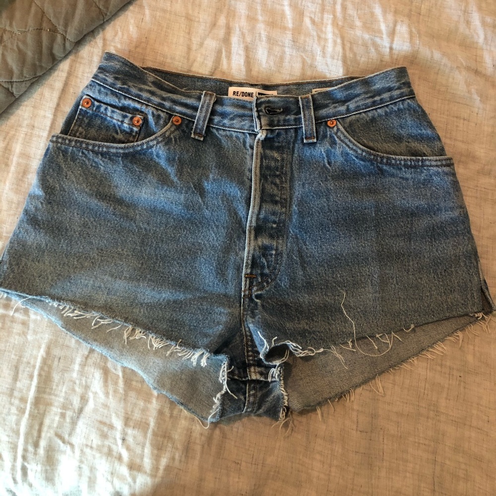 Re/Done Denim Shorts